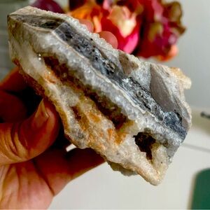 Mystical Natural White Sphalerite Quartz stone Point Tower